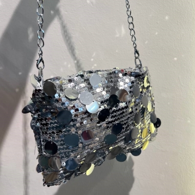 BOLSO FIESTA PLATA