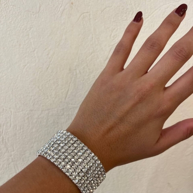 BRAZALETE BRILLO PLATA