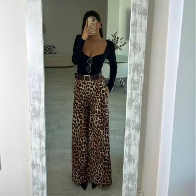 PREVENTA PANTALÓN PALAZZO ANIMAL PRINT