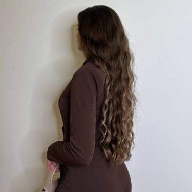 MONO BLAZER ENCAJE CHOCO