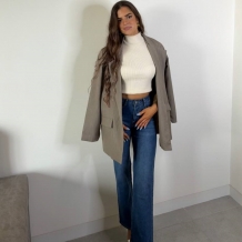 BLAZER LARGA TAUPÉ 2