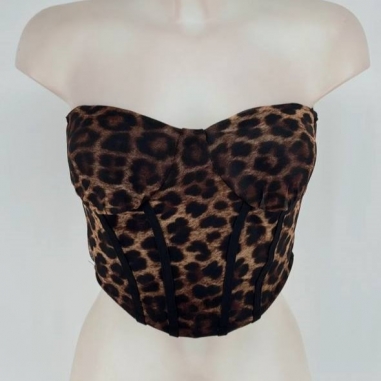 CORSET TUL ANIMAL PRINT