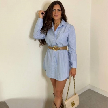 CAMISA VESTIDO RAYAS MARINERA