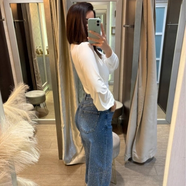 JEANS BRILLITOS BALLOON