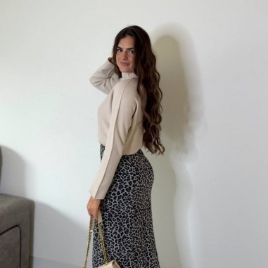 FALDA TUL ANIMAL PRINT