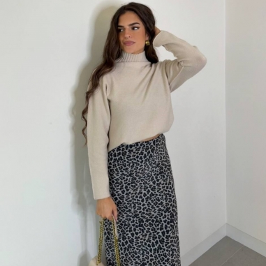 FALDA TUL ANIMAL PRINT