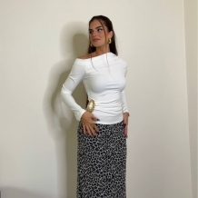 FALDA TUL ANIMAL PRINT