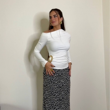 FALDA TUL ANIMAL PRINT