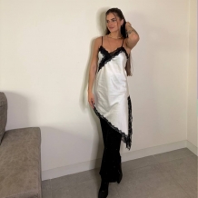 VESTIDO LENCERO BICOLOR 2