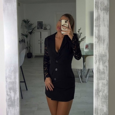 PREVENTA MONO CORTO MANGA ENCAJE