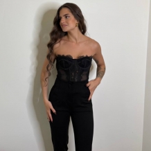 CORSET ENCAJE NEGRO 2