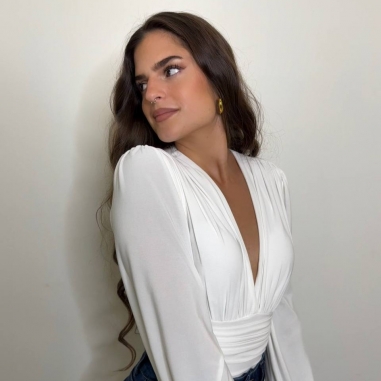 BODY ESCOTE V BLANCO