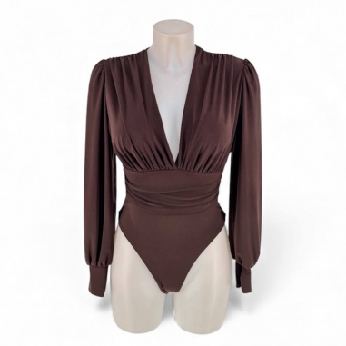 BODY ESCOTE V CHOCO