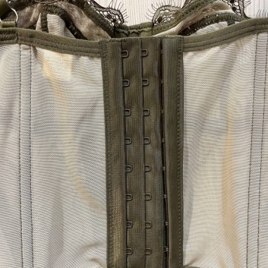 CORSET ENCAJE VERDE