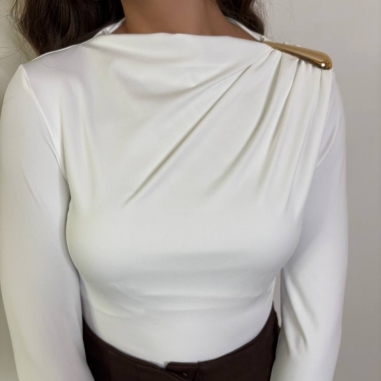 PANTALÓN TRAJE AJUSTADO CHOCO