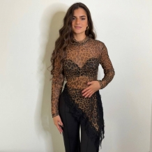 TOP TUL LENCERO ANIMAL PRINT