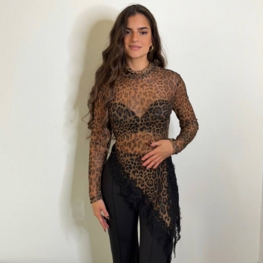 PANTALÓN CAMPANA NEGRO