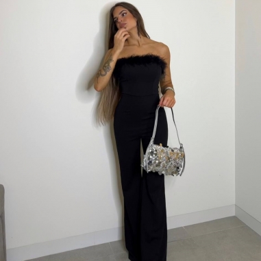 PREVENTA MONO PLUMAS NEGRO