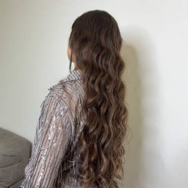 CAMISA FLECOS LENTEJUELAS GRIS PERLADO