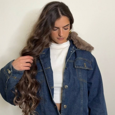 CAZADORA VAQUERA CON PELITO