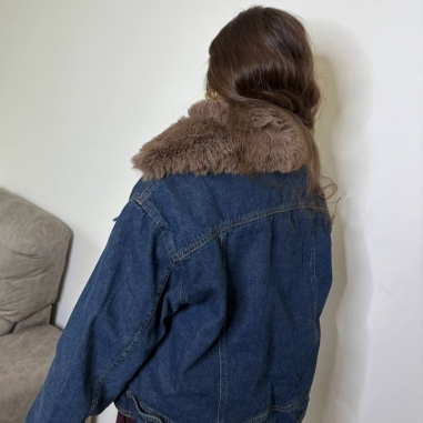 CAZADORA VAQUERA CON PELITO