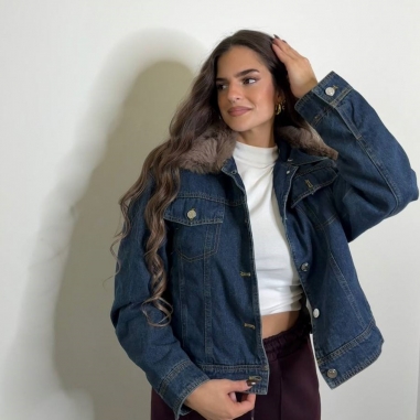 CAZADORA VAQUERA CON PELITO