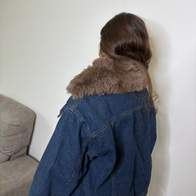 CAZADORA VAQUERA CON PELITO