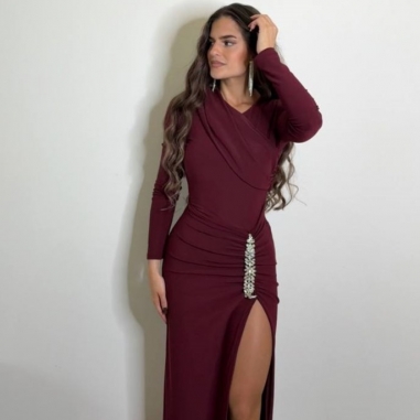 VESTIDO JOYA VINO