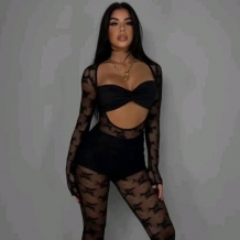 MONO ENCAJE NUDO ESCOTE