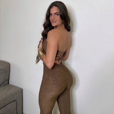 MONO LUREX CORSET BRONCE