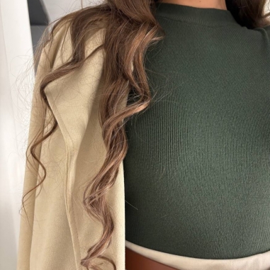 JERSEY CORTITO VERDE MILITAR