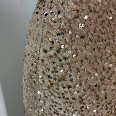 VESTIDO VELVET CHAMPÁN