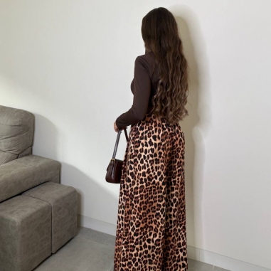 PANTALÓN PALAZZO ANIMAL PRINT