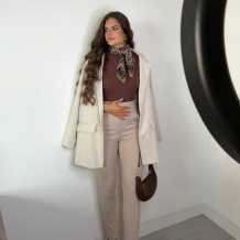 PANTALÓN TRAJE AJUSTADO BEIGE 2