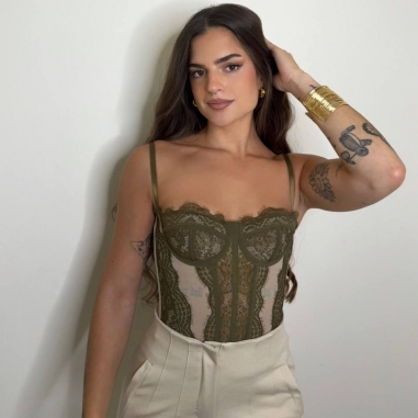 PANTALÓN TRAJE AJUSTADO BEIGE