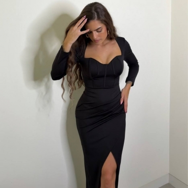 VESTIDO CORSET NEGRO