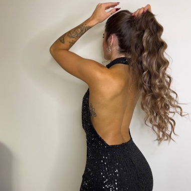 VESTIDO WEST ESCOTE NEGRO