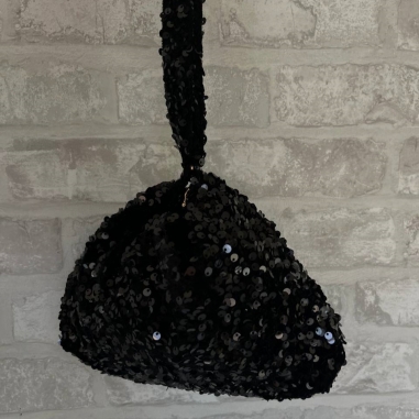 BOLSO/SACO LENTEJUELAS NEGRO