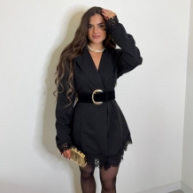 VESTIDO BLAZER ENCAJE