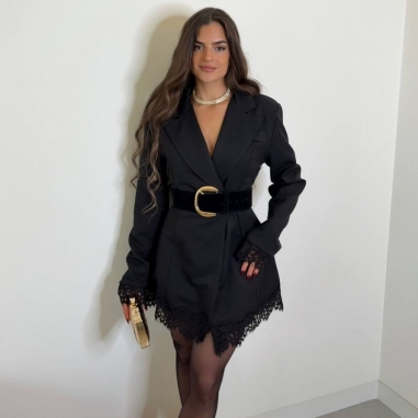 VESTIDO BLAZER ENCAJE