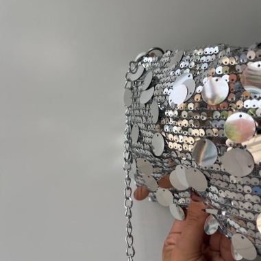 BOLSO FIESTA PLATA