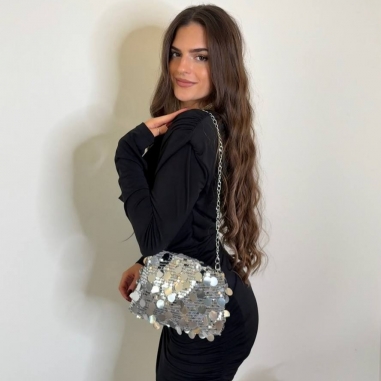 BOLSO FIESTA PLATA