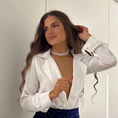 BODY CAMISERO SATINADO BLANCO