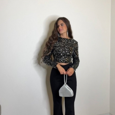 PANTALÓN CAMPANA BRILLITOS