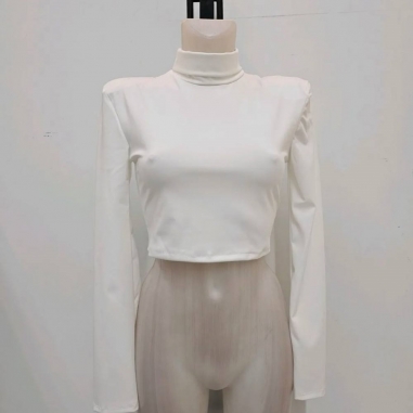 TOP HOMBRERAS BLANCO