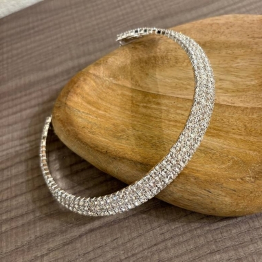 GARGANTILLA RÍGIDA PLATA