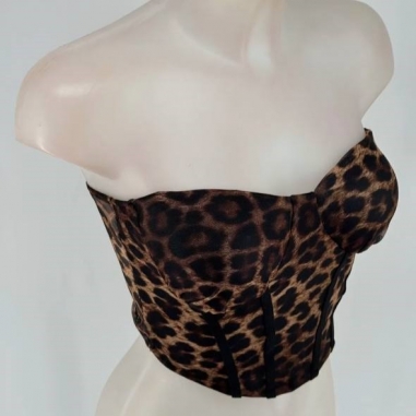 CORSET TUL ANIMAL PRINT