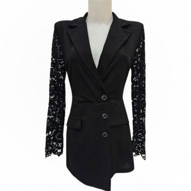 PREVENTA MONO BLAZER MANGAS ENCAJE