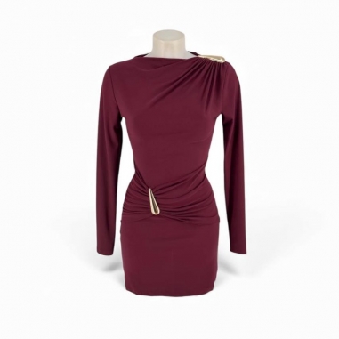 PREVENTA VESTIDO LÁGRIMA BURDEOS