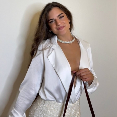 BODY CAMISERO SATINADO BLANCO